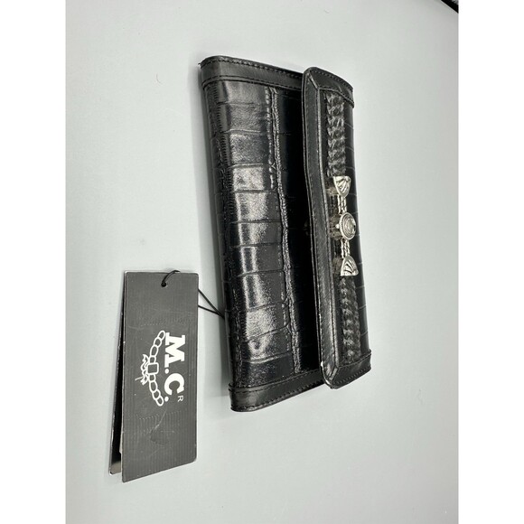 MC (Marc Chantal) Black crocodile wallet New With Tags - Picture 1 of 6